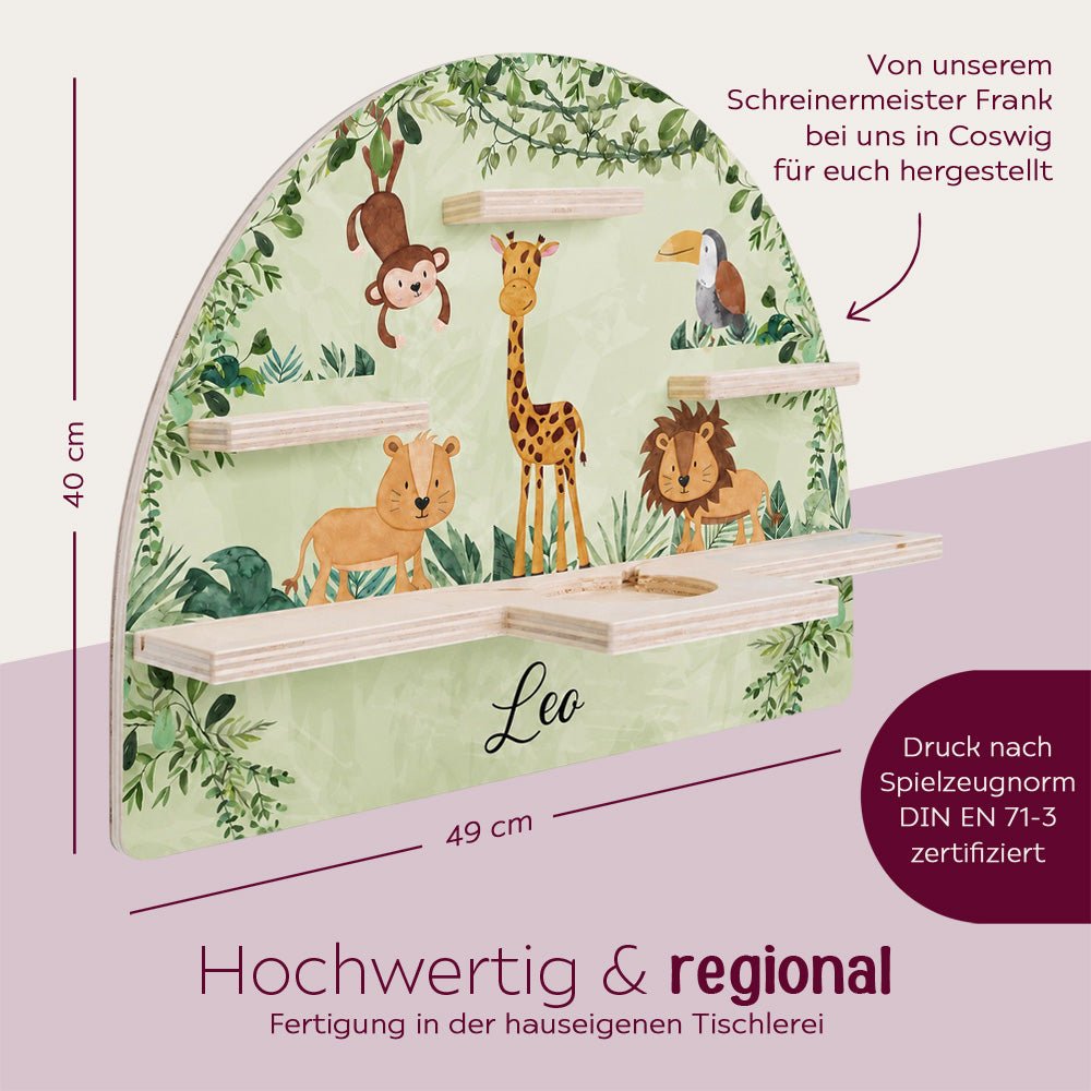 Toniebox Regal Holz - Safari - wunderwunsch