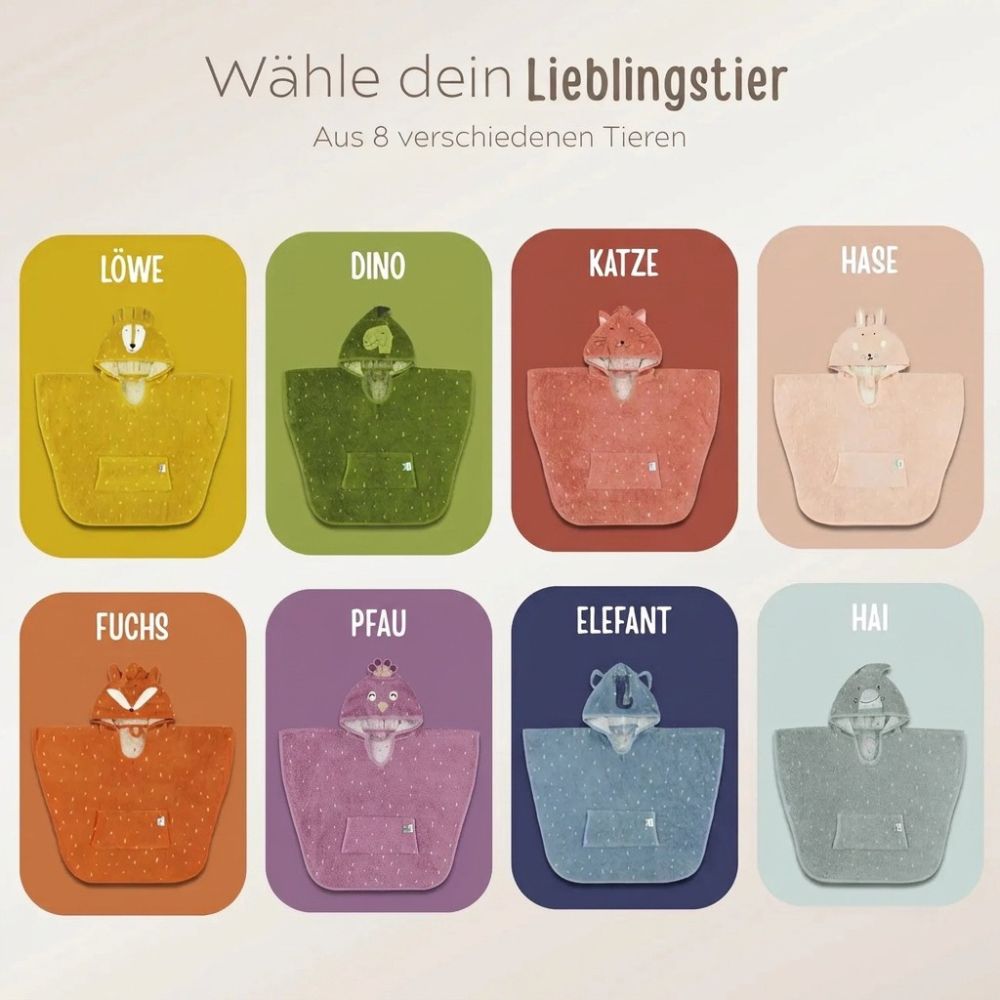 TRIXIE Badeponcho Baby personalisiert - wunderwunsch
