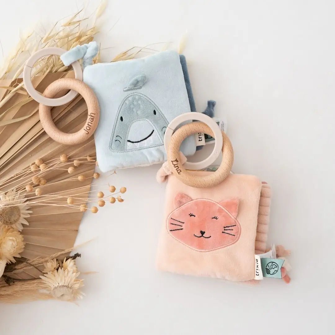 TRIXIE Fühlbuch Katze oder Hai personalisierbar - wunderwunsch