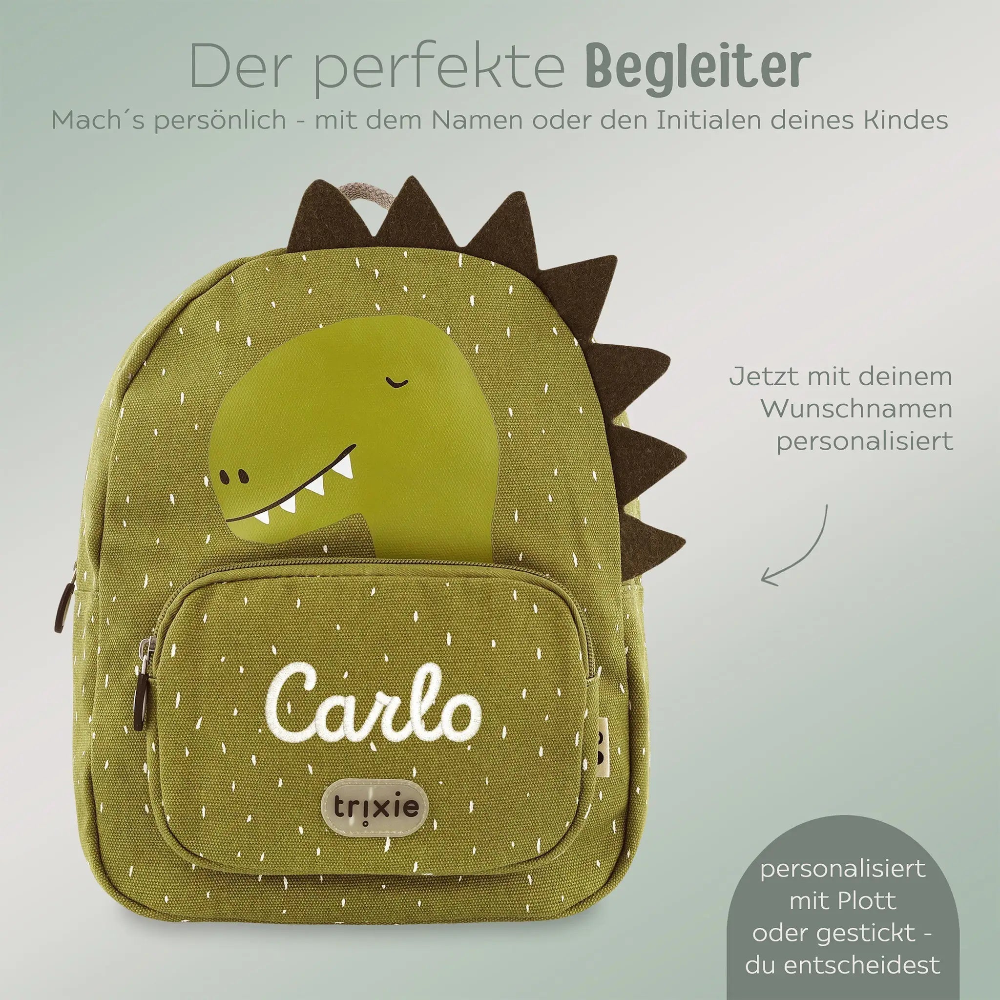 TRIXIE Kindergartenrucksack personalisiert - Tiere - wunderwunsch