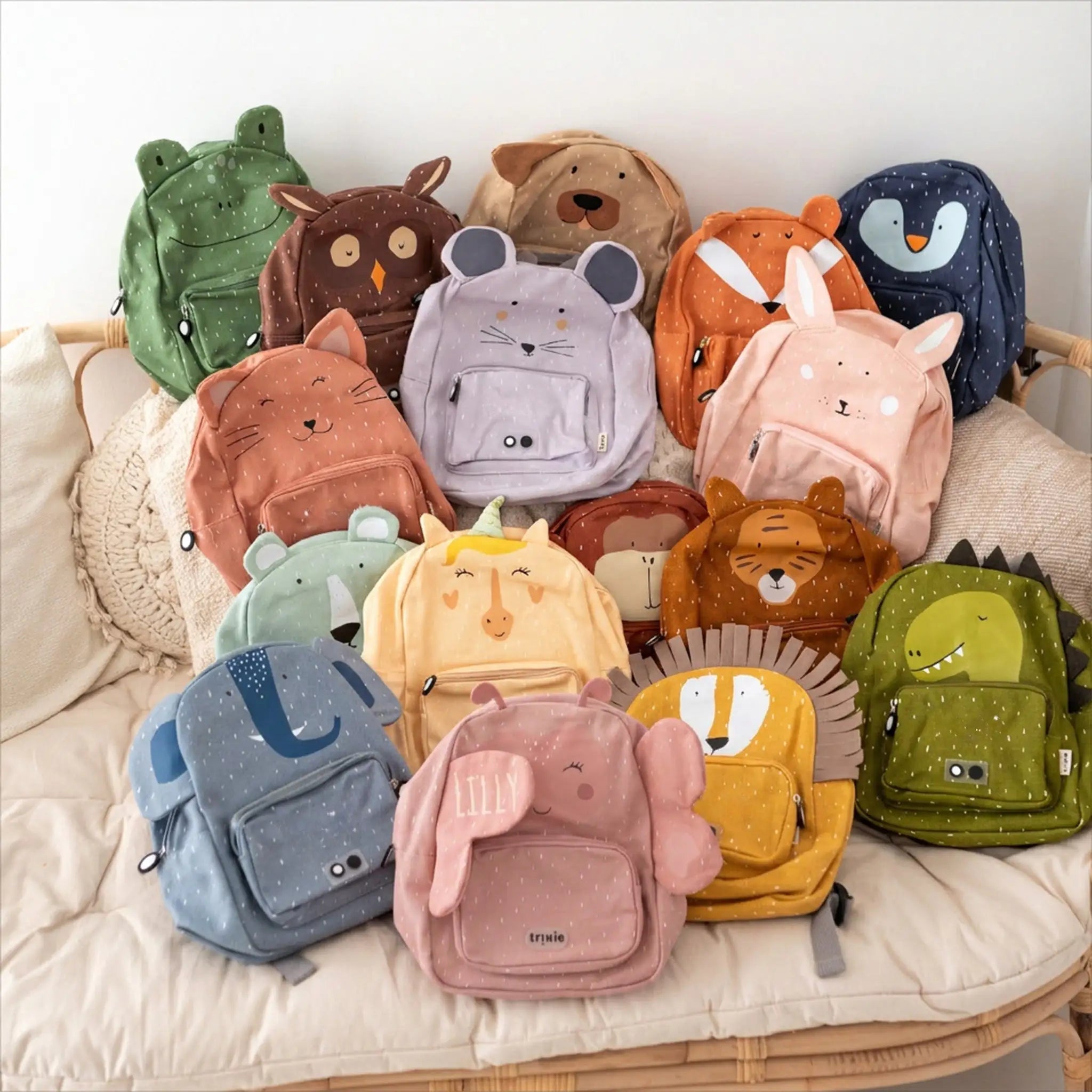 TRIXIE Kindergartenrucksack Secret Kollektion - Tiere - wunderwunsch