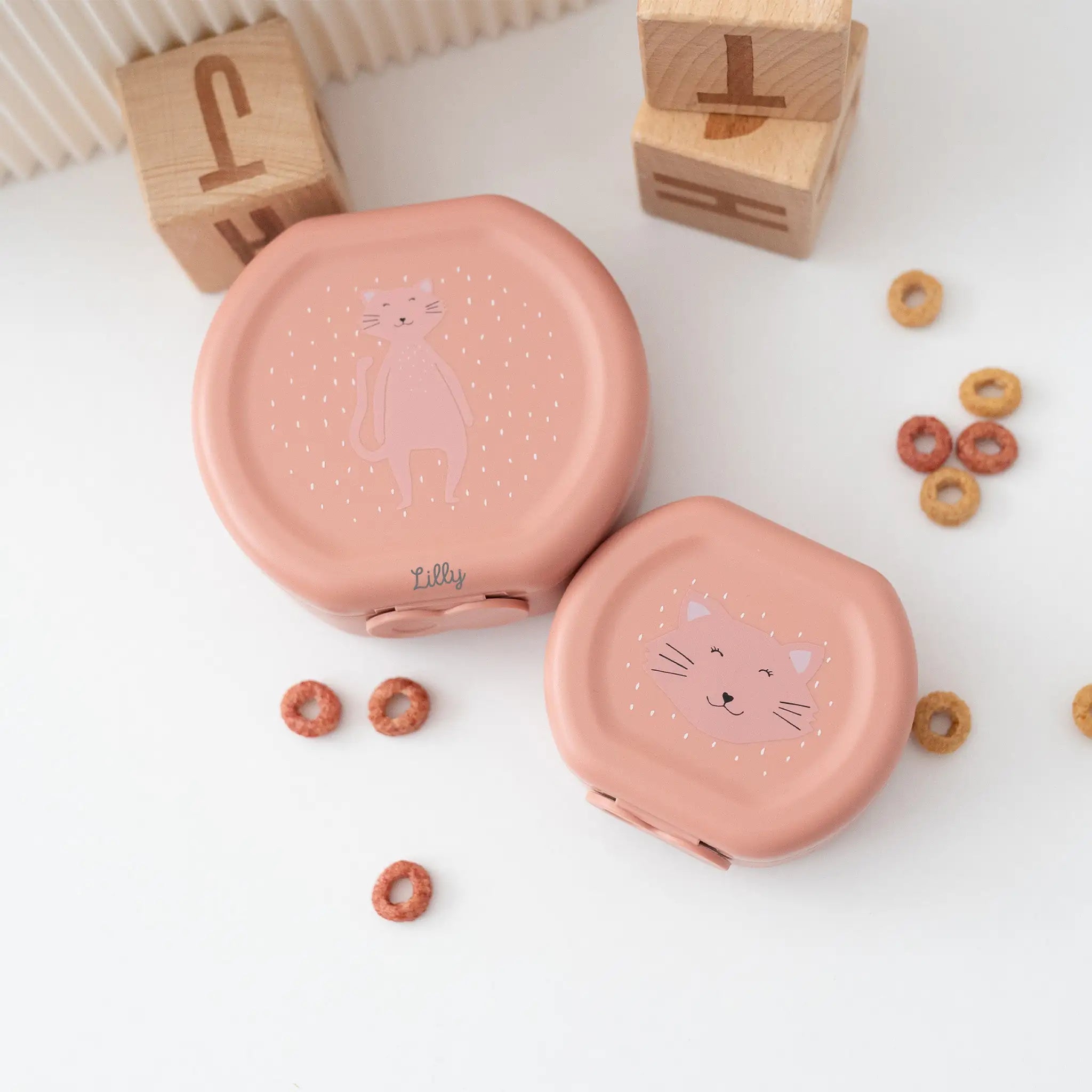 TRIXIE Snackbox rund 2er Set - Tiere - wunderwunsch