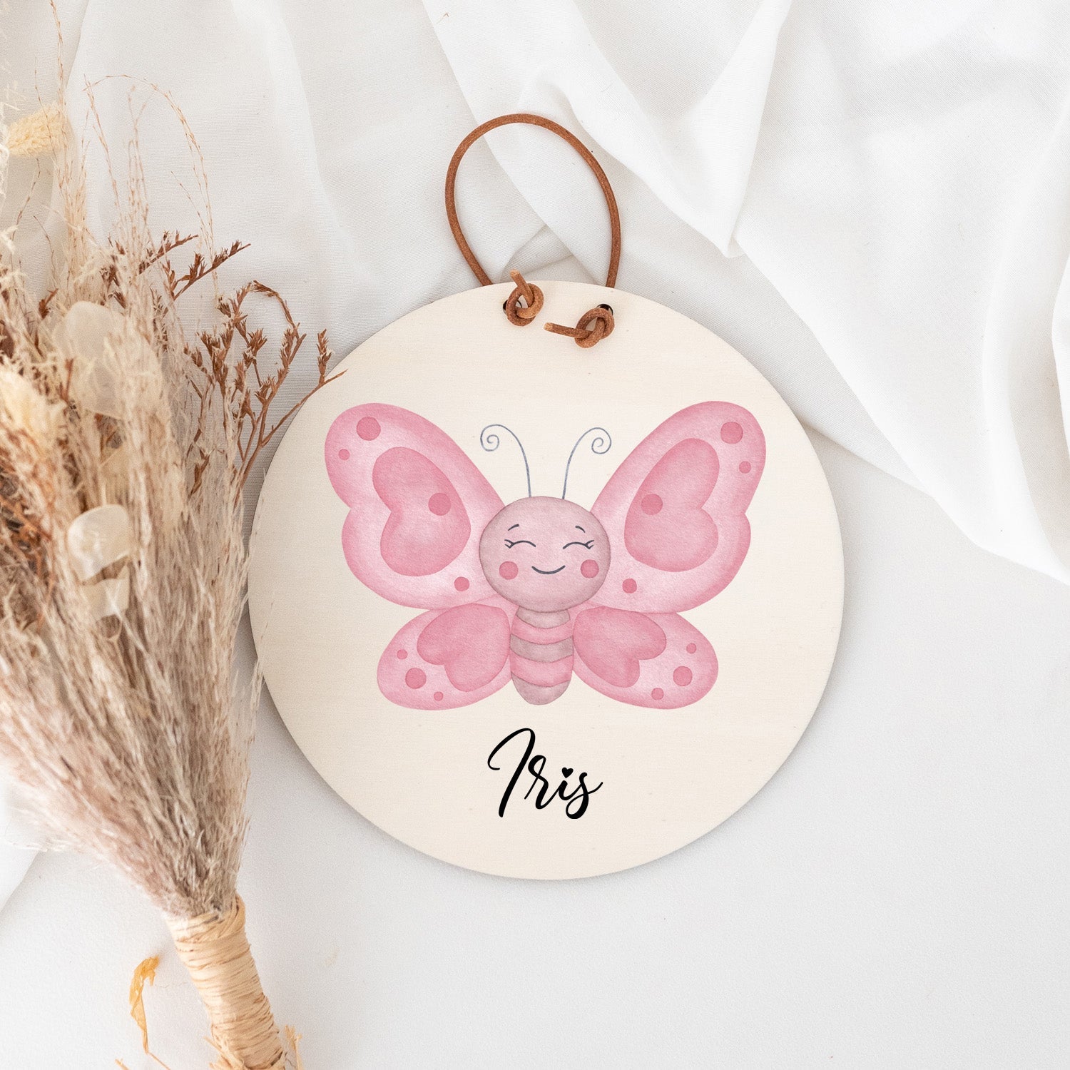 Türschild Kinderzimmer personalisiert - Tier Aquarell - wunderwunsch