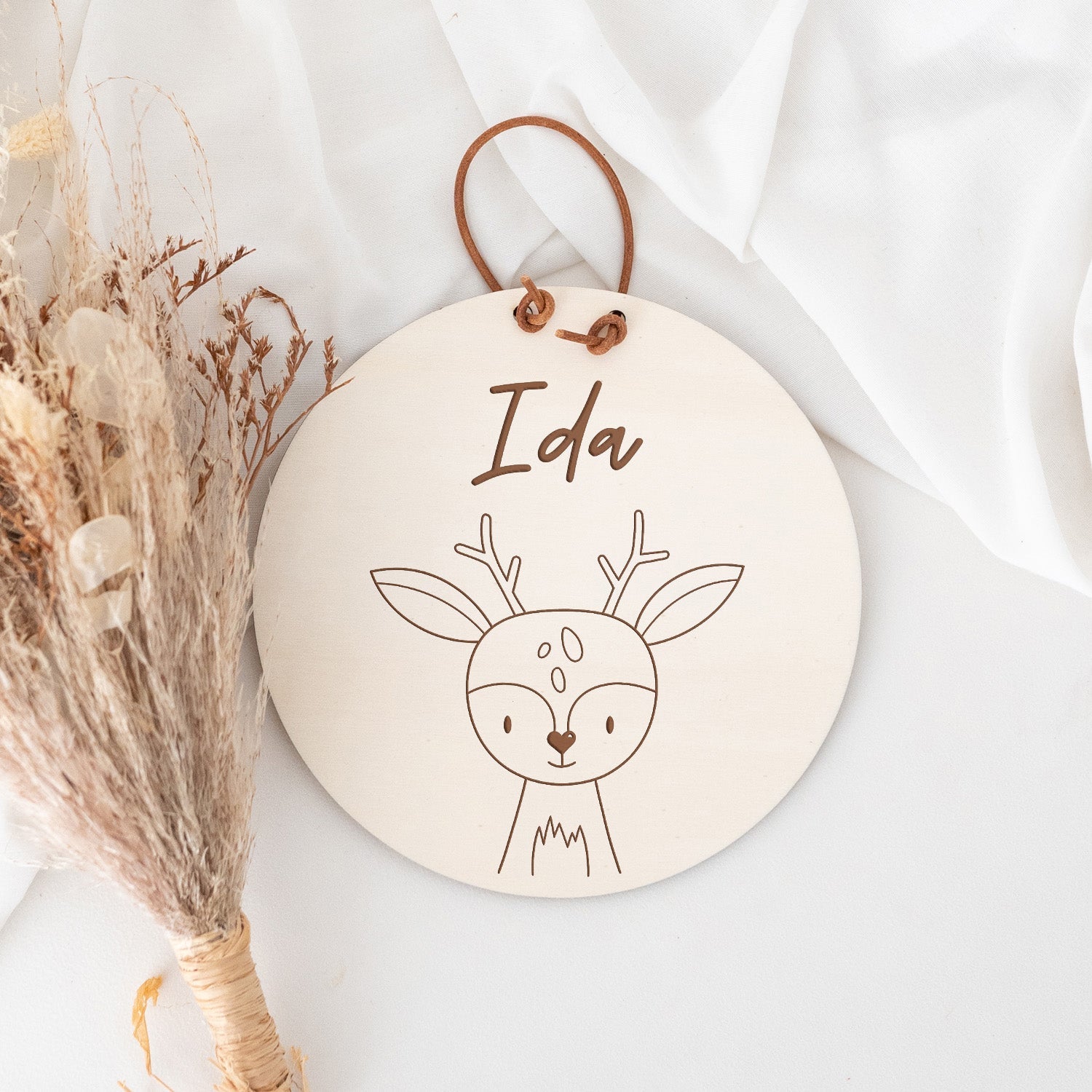 Türschild Kinderzimmer personalisiert - Tier Gravur - wunderwunsch