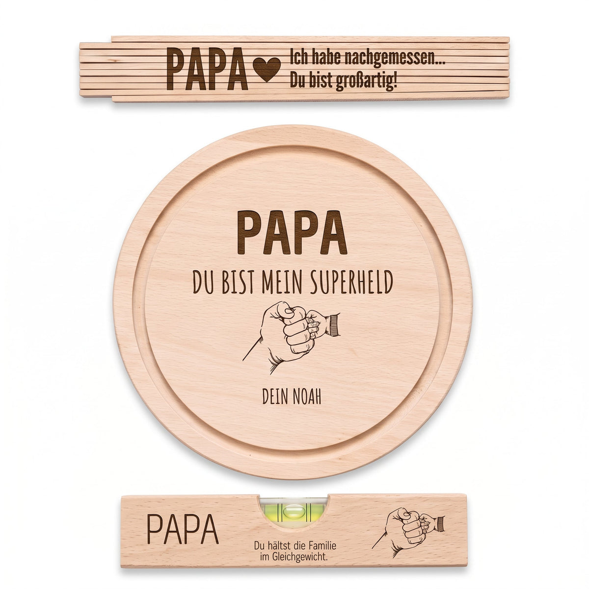 Vatertag Geschenkset - Papa du bist MEIN Superheld - wunderwunsch