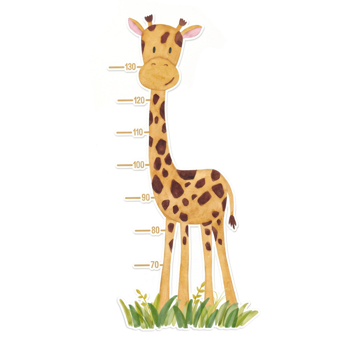 Wandsticker - Messlatte Giraffe - wunderwunsch