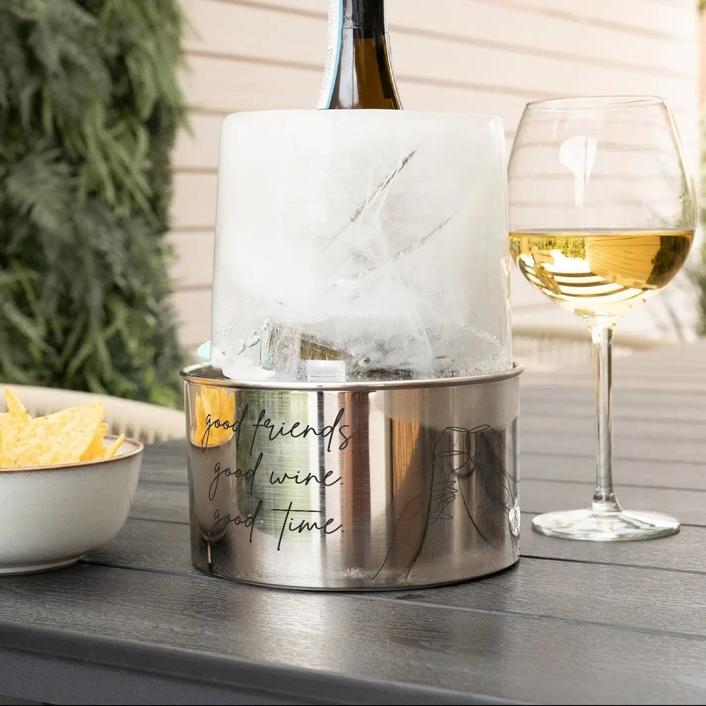 Weinkühler - Nice Ice Cooler mit Gravur - wunderwunsch