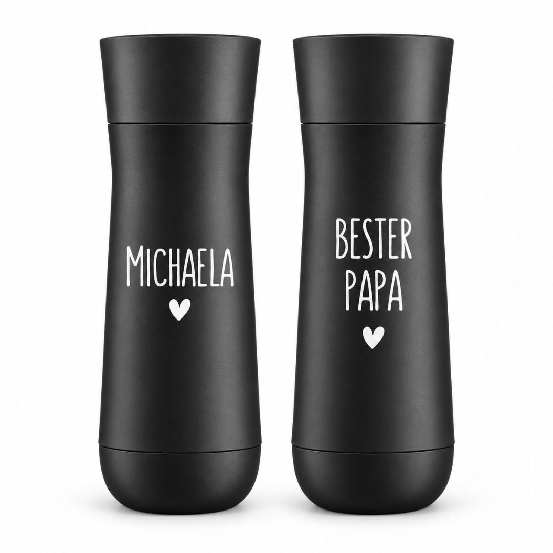 WMF Isolierbecher anthrazit matt 0,35l personalisiert - wunderwunsch