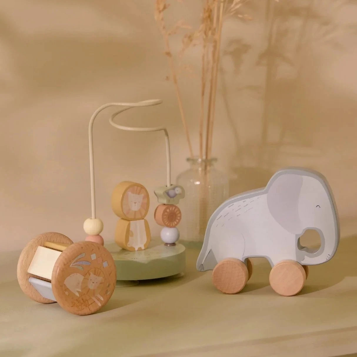LITTLE DUTCH Geschenkset Holz - Safari Friends
