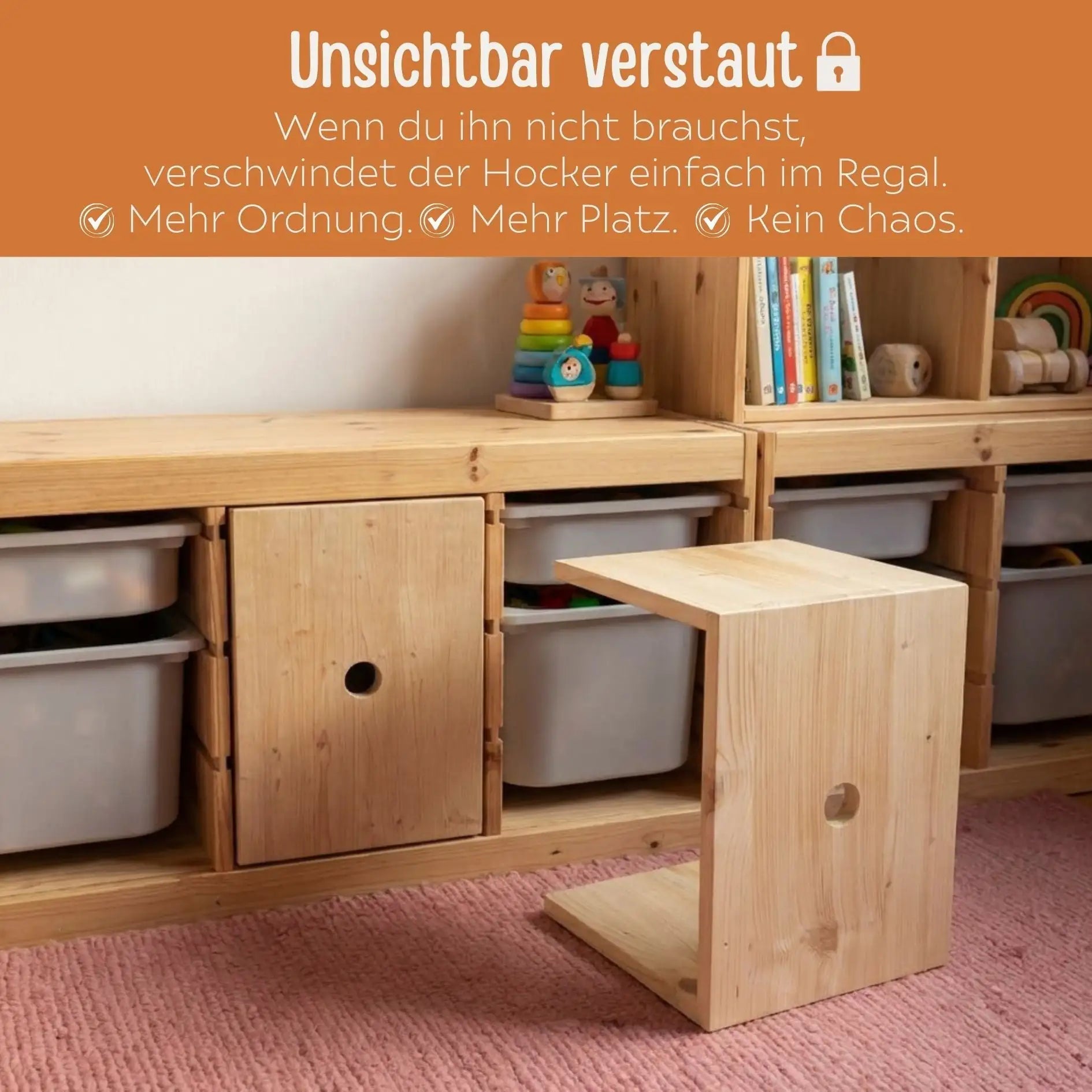 WUNKI Hocker für Ikea Trofast - wunderwunsch